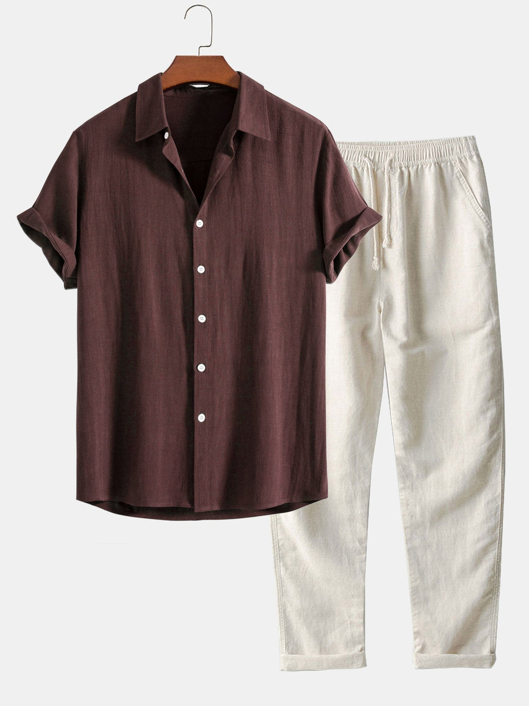 JANICK | LINEN SHIRT AND TROUSERS - SUMMER SET