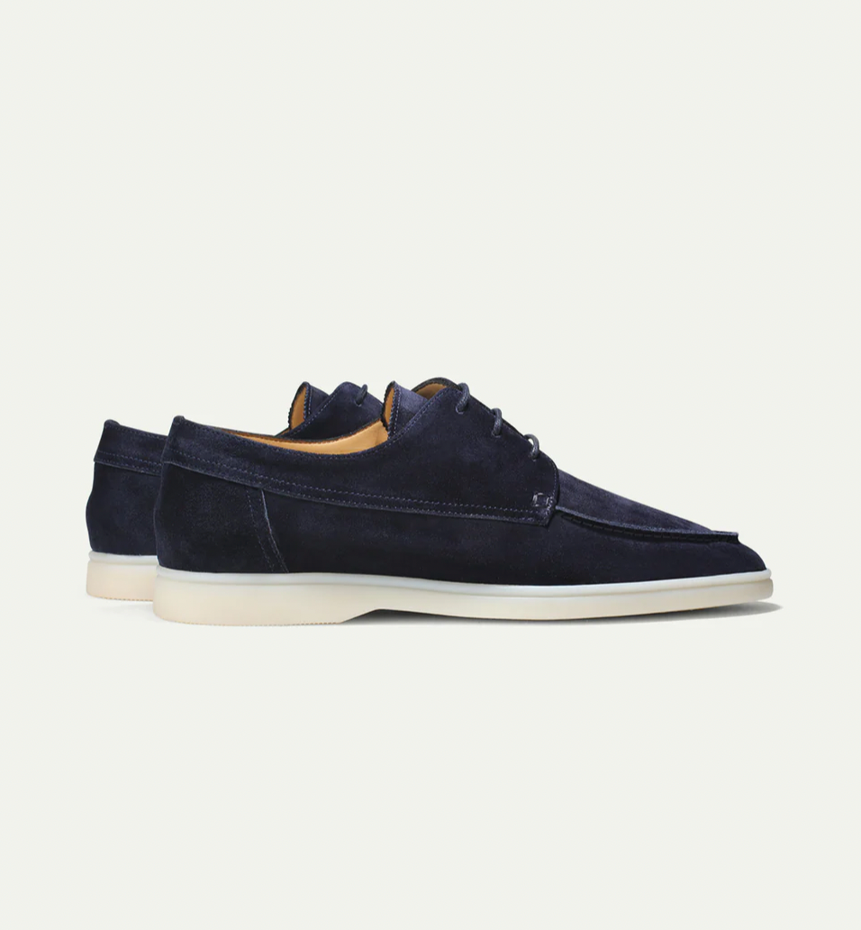 Suede lace-up Loafers