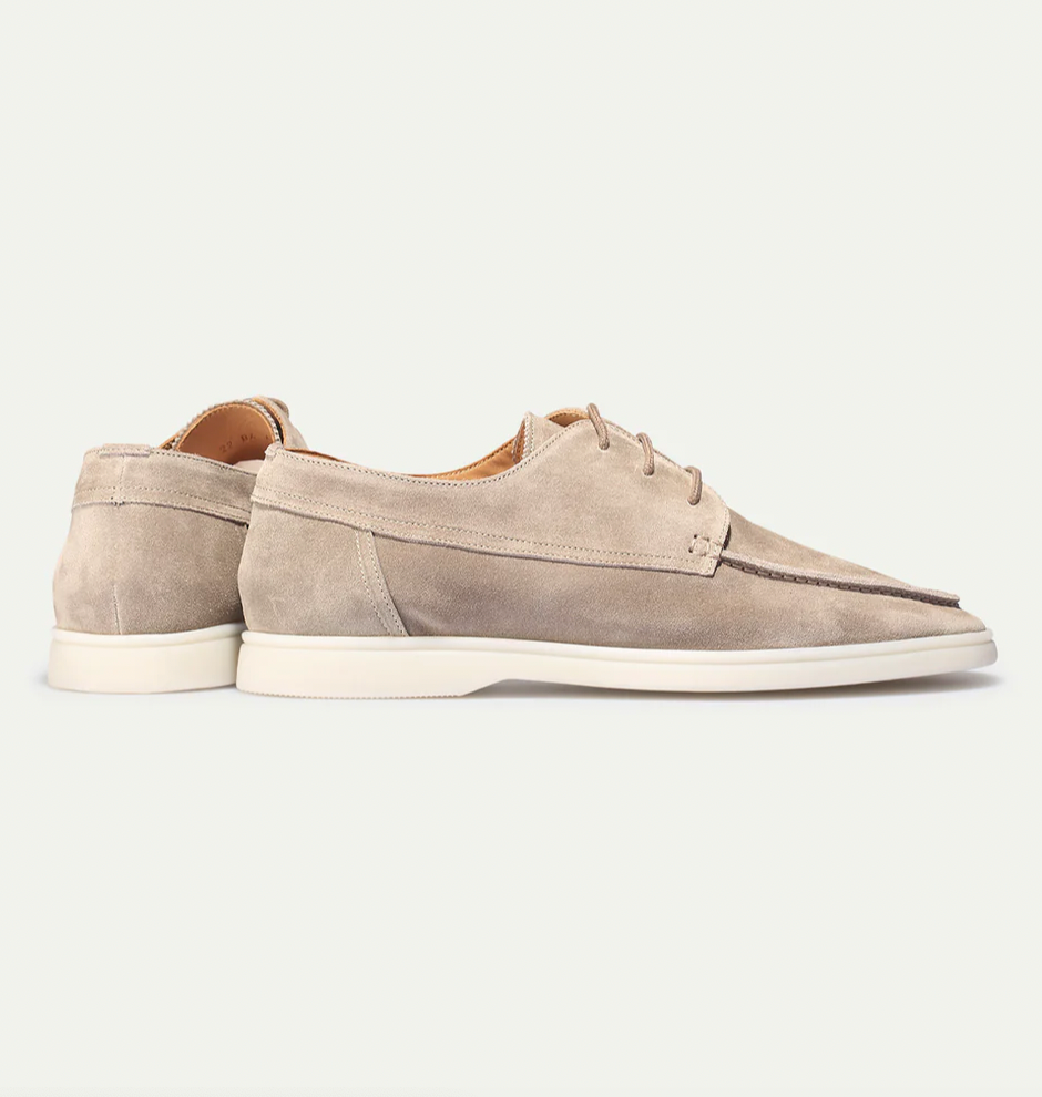 Suede lace-up Loafers