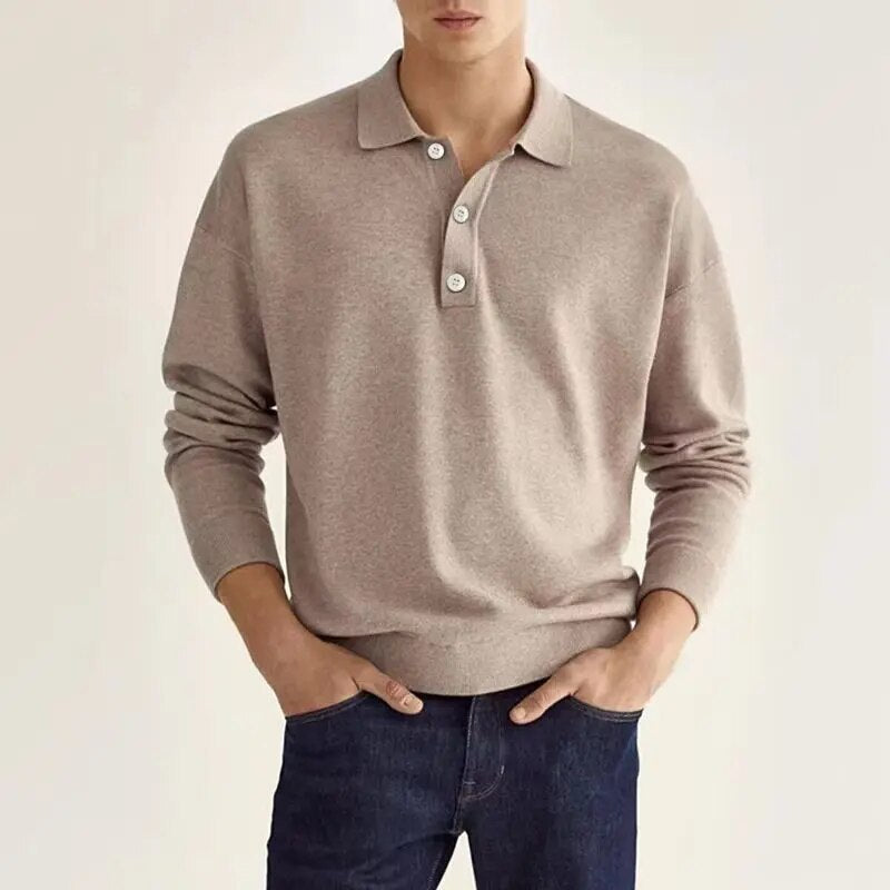 LONG SLEEVE POLO SHIRT