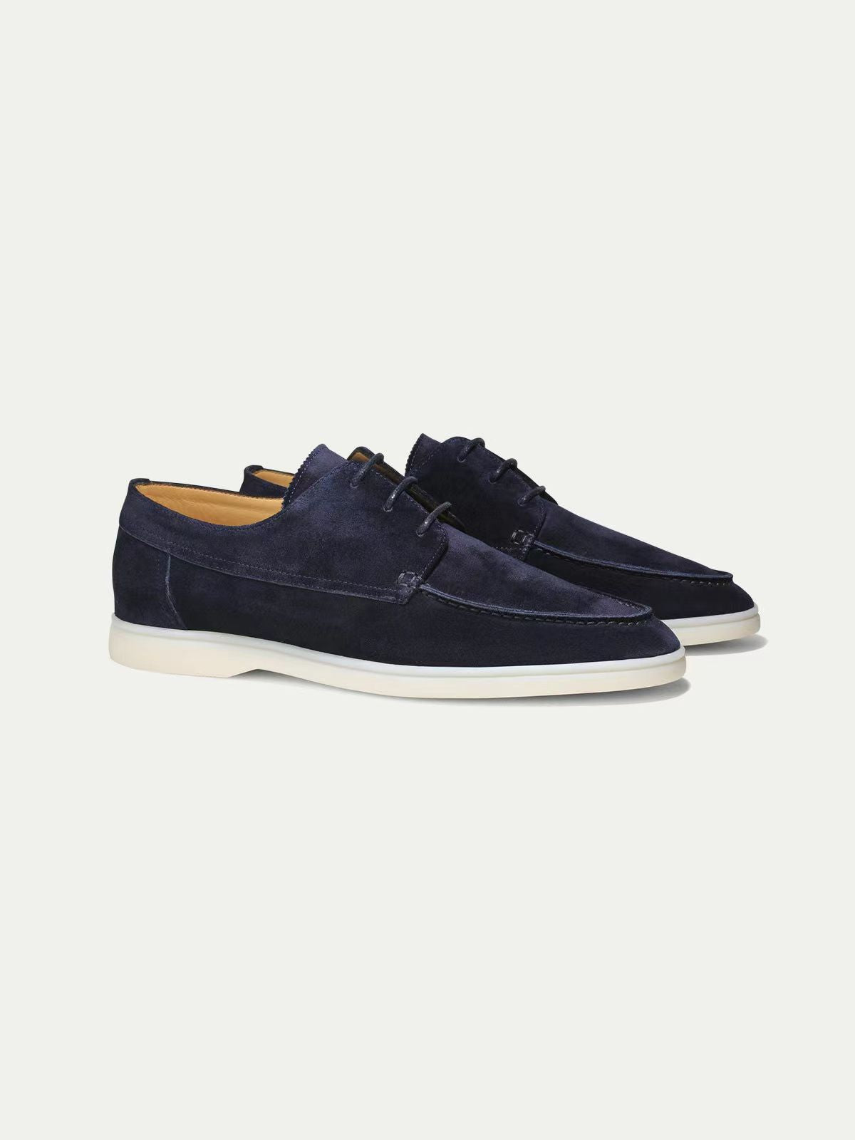 Suede lace-up Loafers