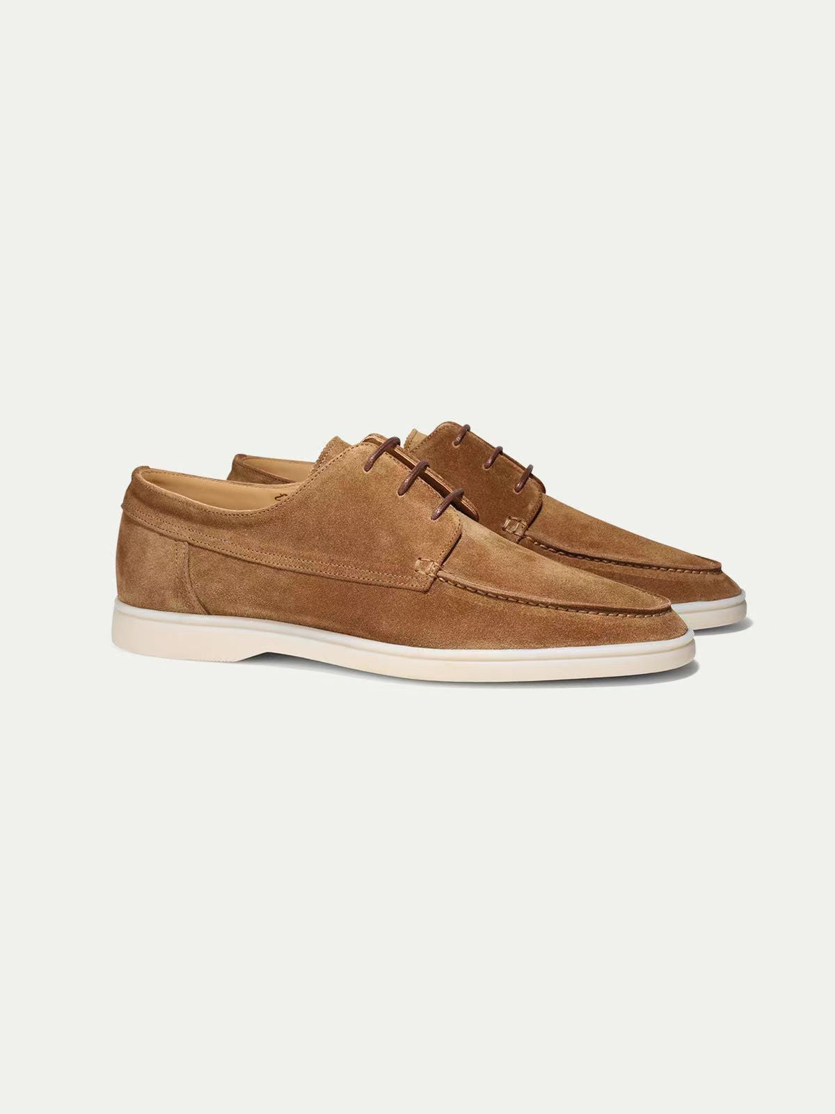 Suede lace-up Loafers