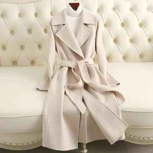 ABBEY | DOUBLE-SIDED WOOL COAT