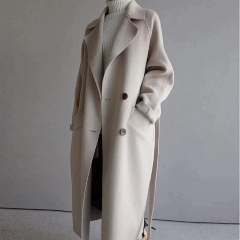 LARA™ | LONGLINE WOOL COAT