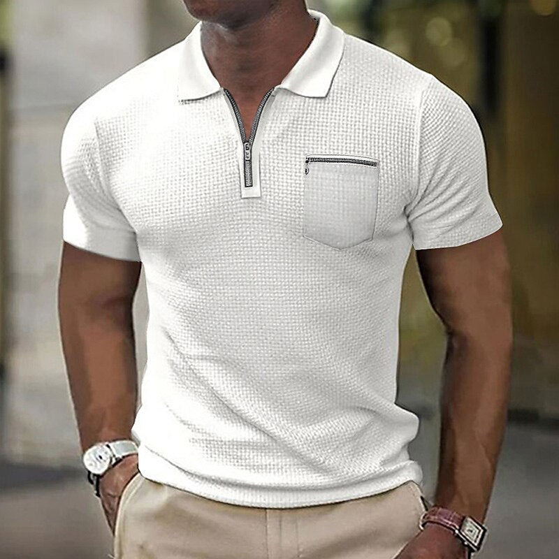 LEANDRO™ | COTTON BLEND POLO TSHIRT