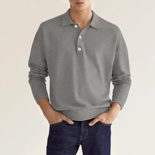 LONG SLEEVE POLO SHIRT