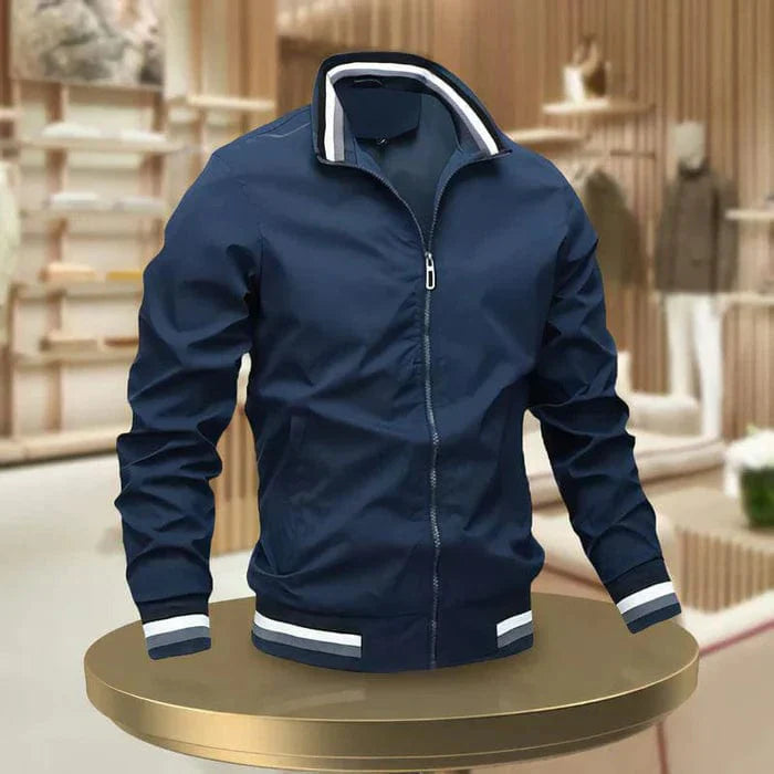 Marcos Men's summer jacket with stand-up collar